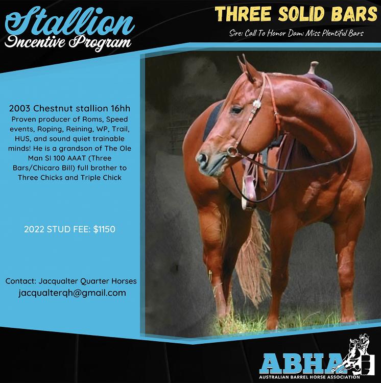 Stallion Directory - Australian Barrel Horse Association